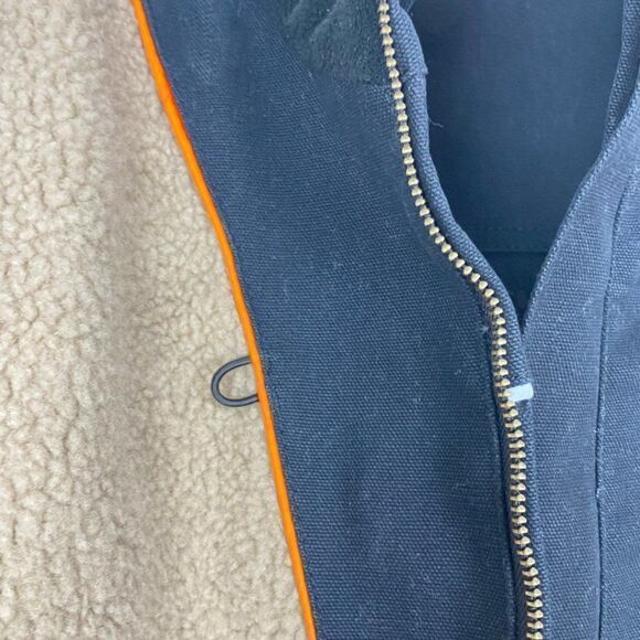 Walls men's Black Super Duck Lined Full Zip Work Vest US L - Picture 10 of 14